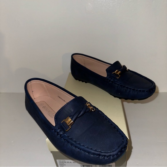Patrizia by Spring Step Ginera Blue & gold loafers size 7 Women’s - Picture 14 of 15
